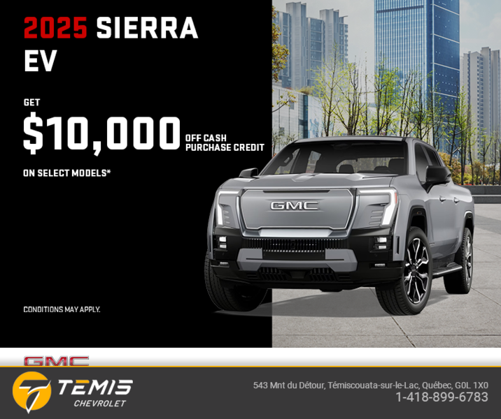 The 2025 GMC Sierra EV