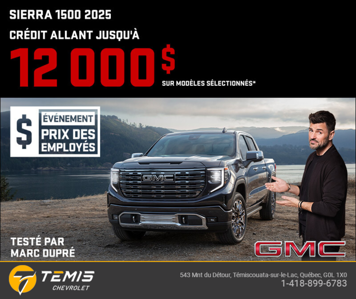 Le GMC Sierra 1500 2025
