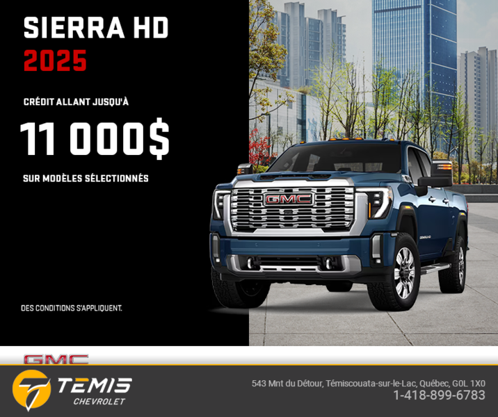 Le GMC Sierra 2500 2025