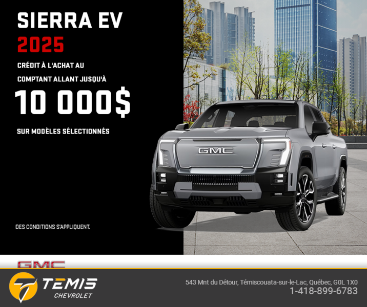 Le GMC Sierra EV 2025