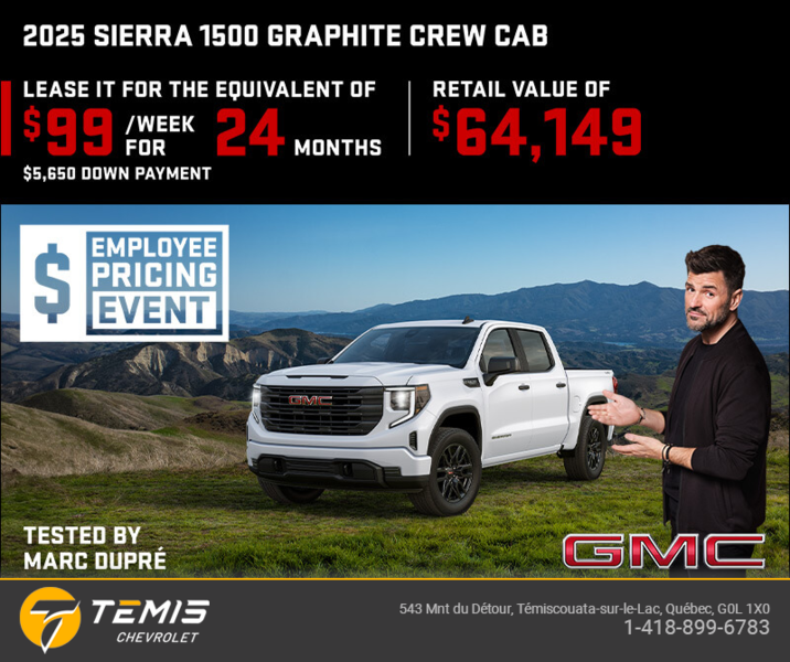 The 2025 GMC Sierra 1500 Graphite Crew Cab