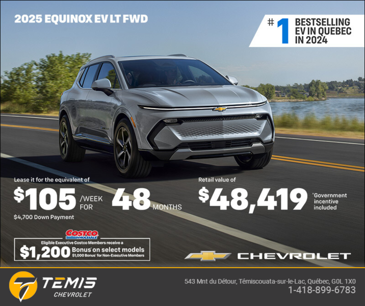 Get the 2025 Chevrolet Equinox EV