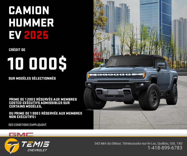 Le GMC Camion Hummer EV 2025