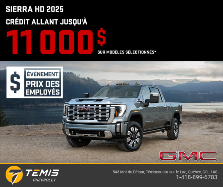 Le GMC Sierra 2500 2025