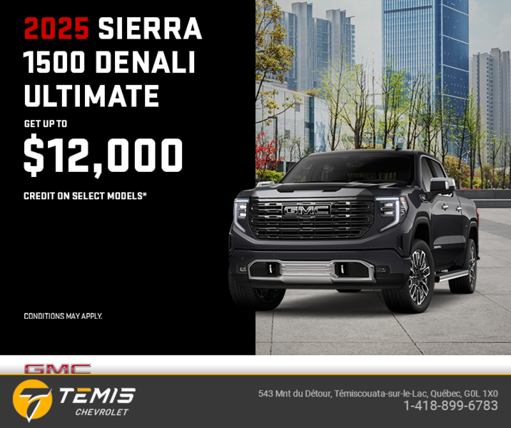 The 2025 GMC Sierra 1500 Denali Ultimate