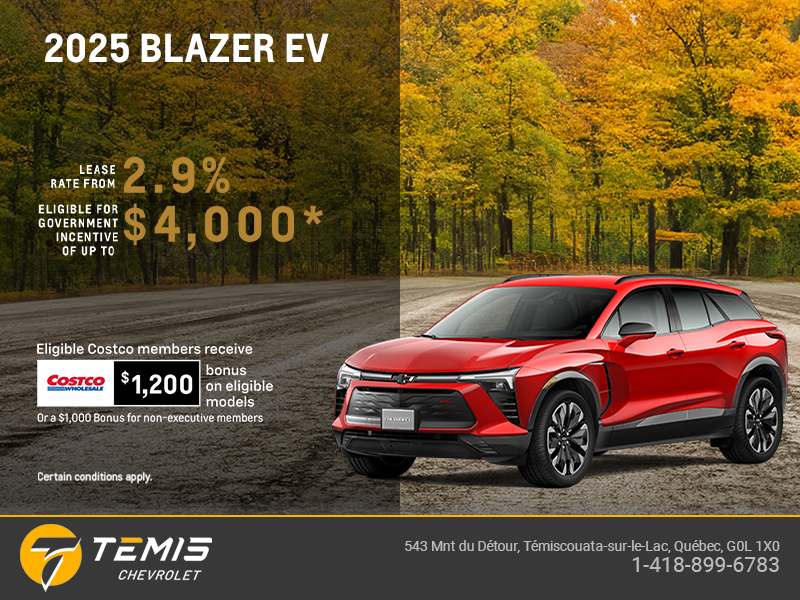 Get the 2025 Chevrolet Blazer EV