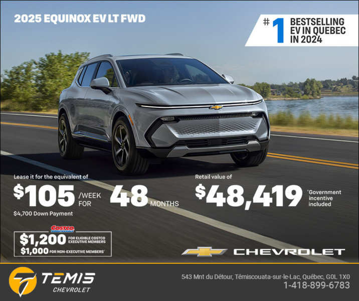 Get the 2025 Chevrolet Equinox EV