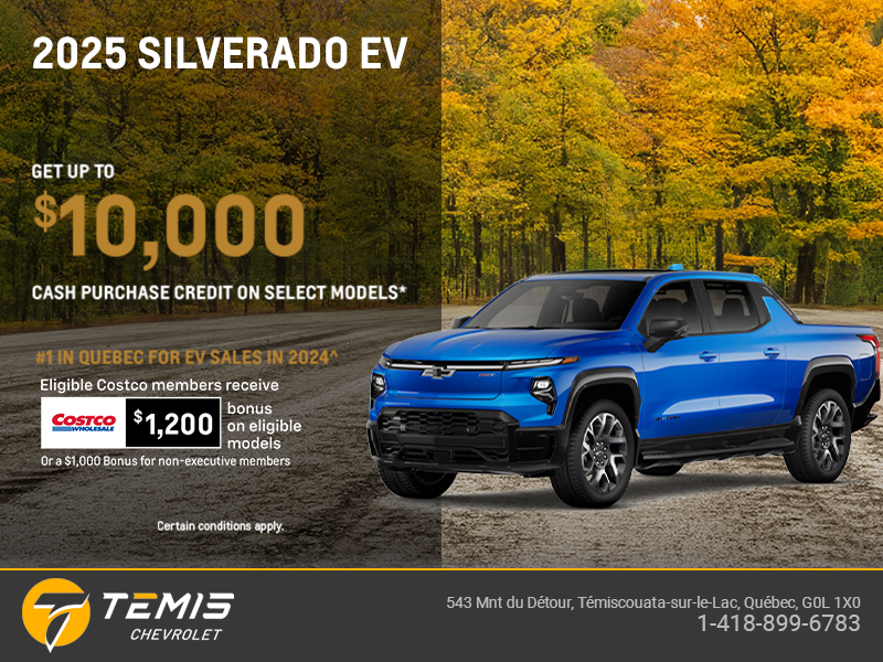 Get the 2025 Chevrolet Silverado EV