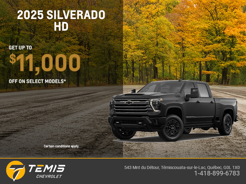 Get the 2025 Chevrolet Silverado HD