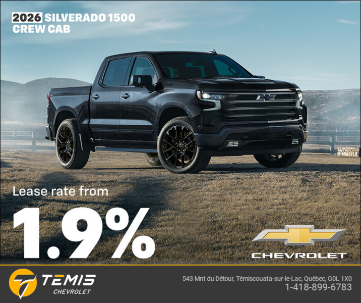 Get the 2026 Chevrolet Silverado 1500