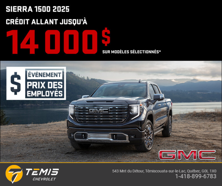 Le GMC Sierra 1500 2025