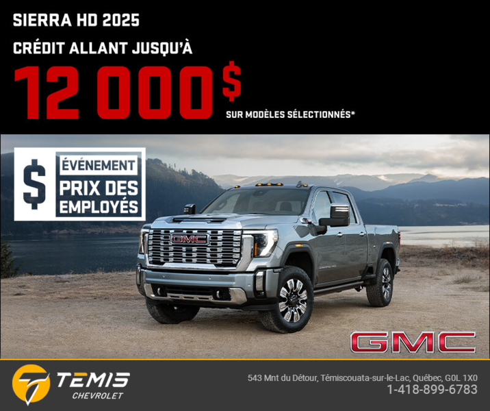 Le GMC Sierra HD 2025