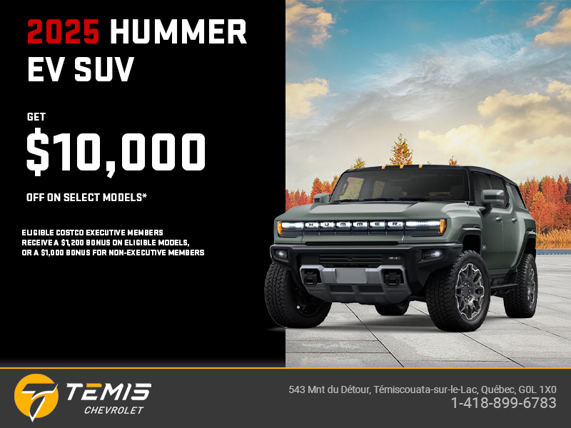 The 2025 GMC Hummer EV SUV