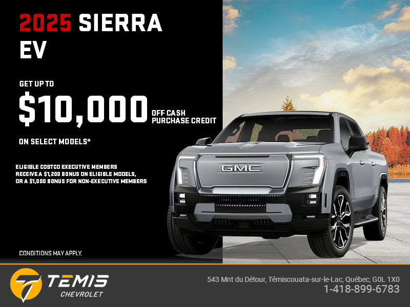 The 2025 GMC Sierra EV
