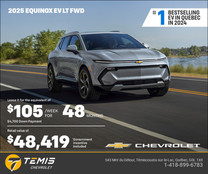 Get the 2025 Chevrolet Equinox EV