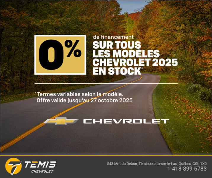 L'événement du mois Chevrolet