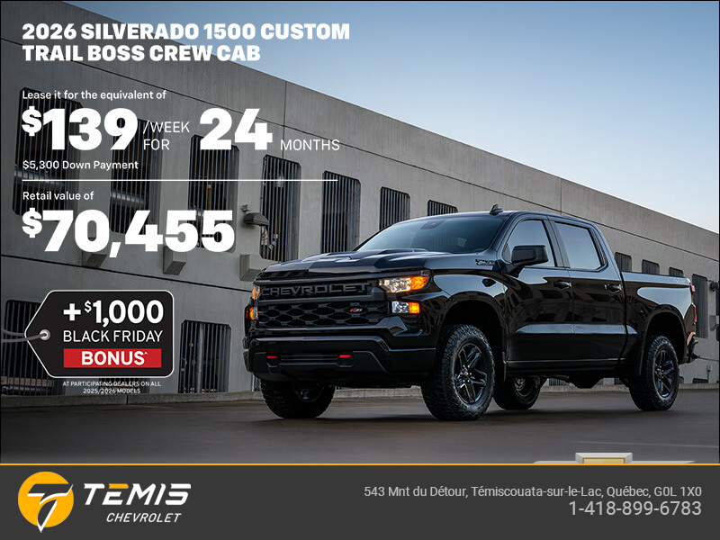 Get the 2026 Chevrolet Silverado 1500