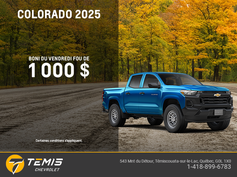 Le Chevrolet Colorado 2025