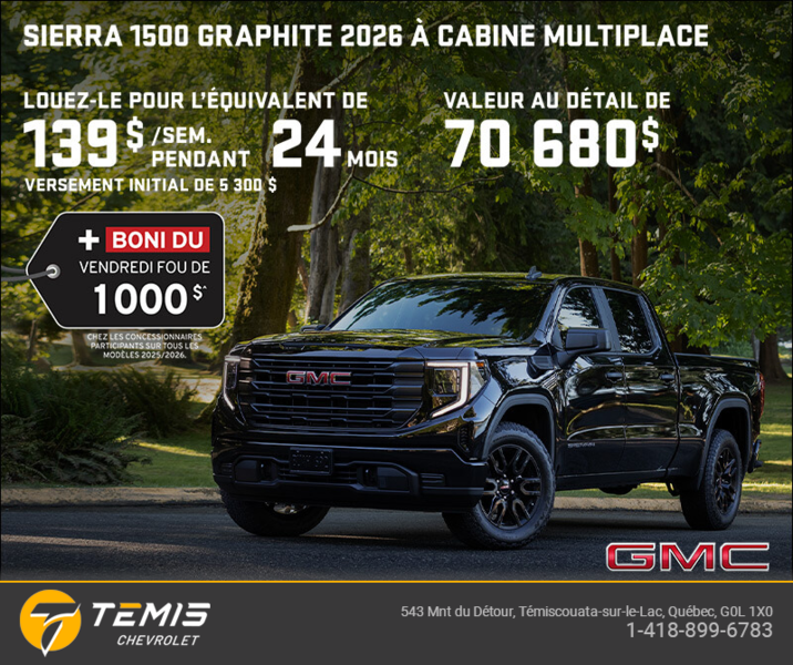 Le GMC Sierra 1500 2026