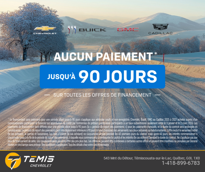 L'événement du mois Chevrolet