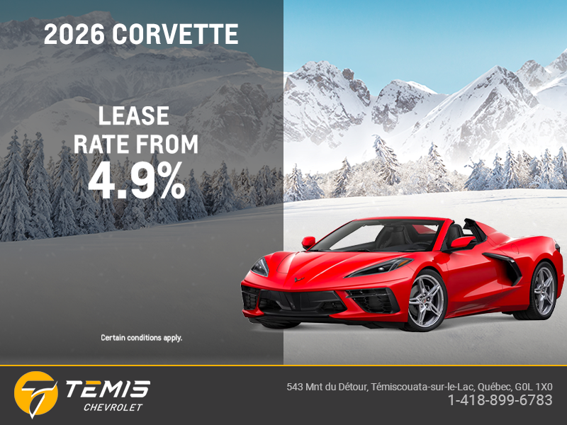 Get the 2026 Chevrolet Corvette