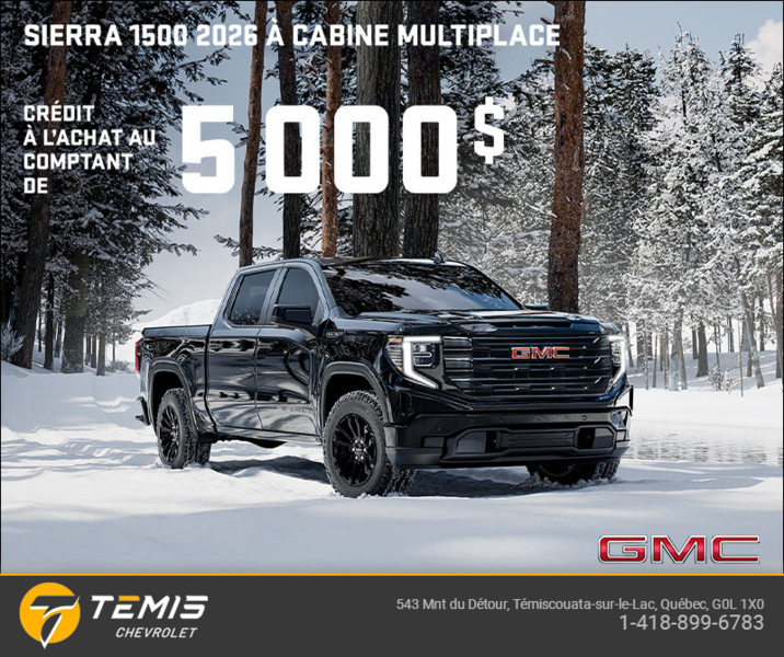 Le GMC Sierra 1500 2026