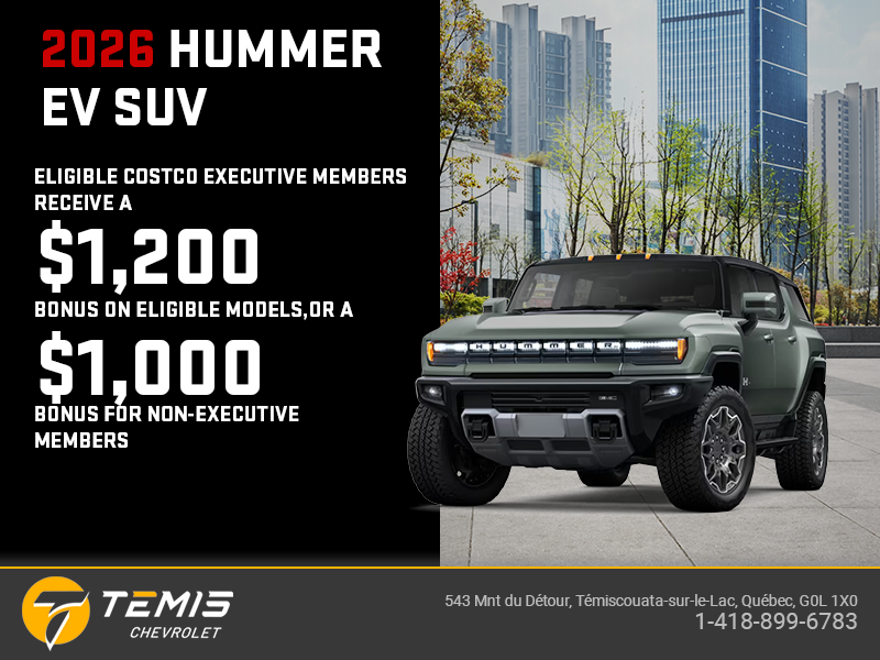 The 2026 GMC Hummer EV SUV
