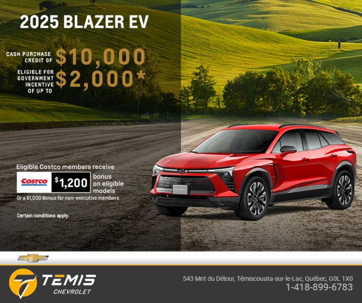 Get the 2025 Chevrolet Blazer EV