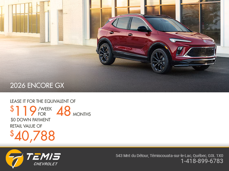 Get the 2026 Buick Encore GX