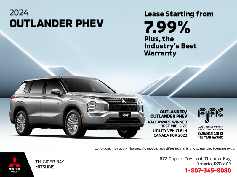 The 2024 Mitsubishi Outlander PHEV