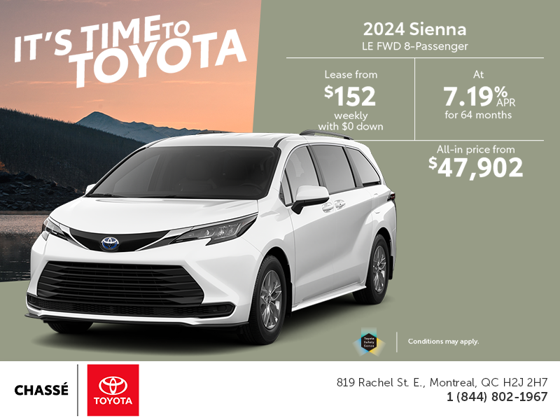 2024 Toyota Sienna Hybrid