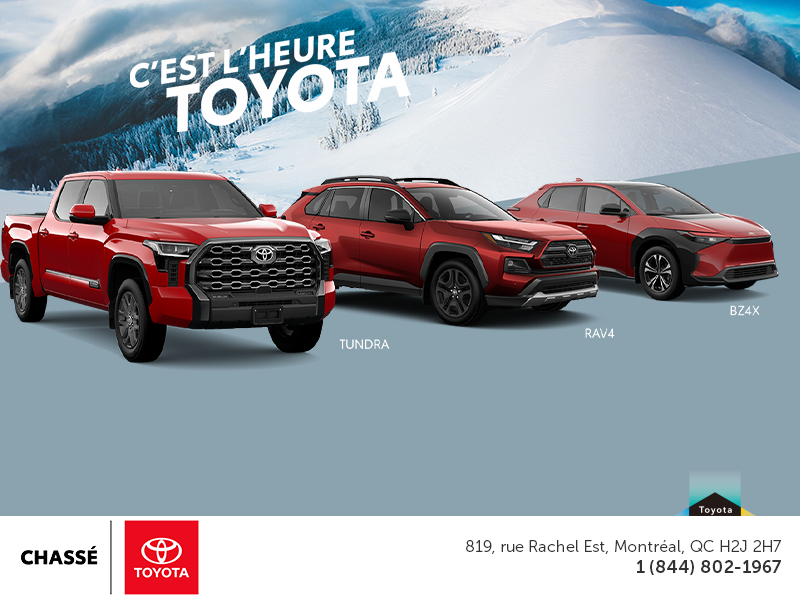 C'est l'heure Toyota!