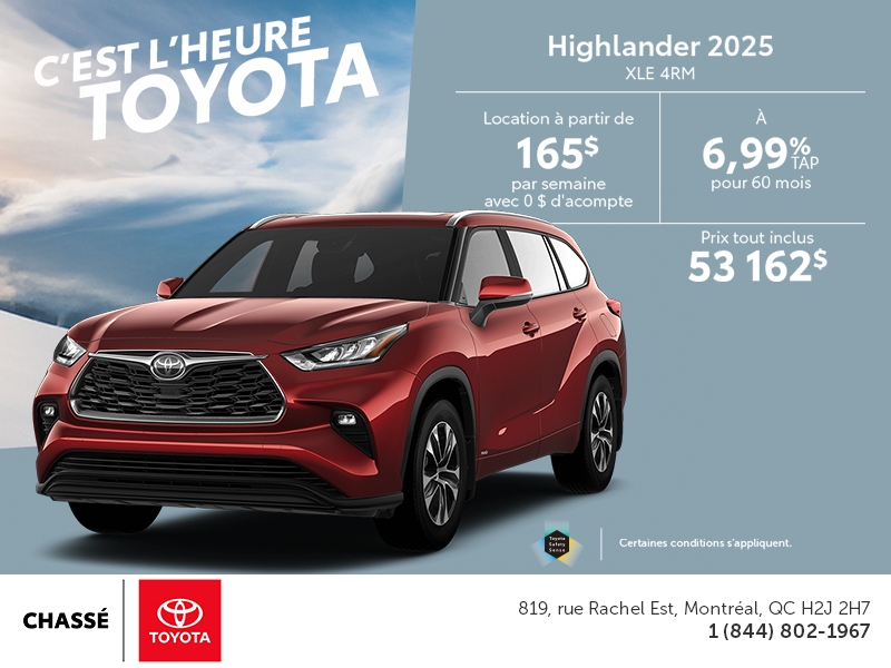 Toyota Highlander 2025