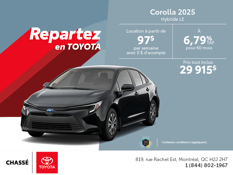 Toyota Corolla Hybrid 2025