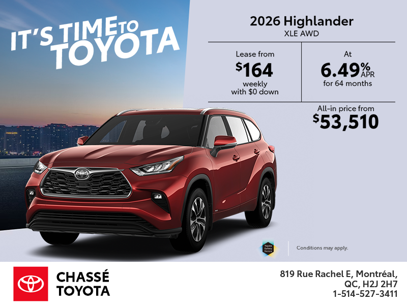 2026 Toyota Highlander