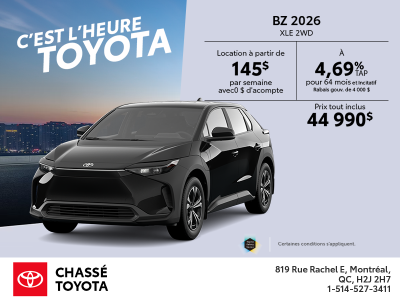 Toyota bZ 2026