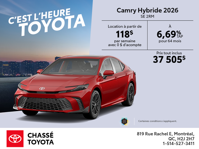 Toyota Camry Hybrid 2026