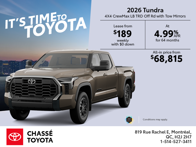 2026 Toyota Tundra