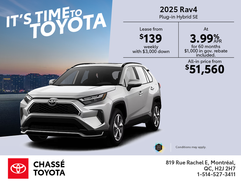 2025 Toyota RAV4 Plug-In Hybrid
