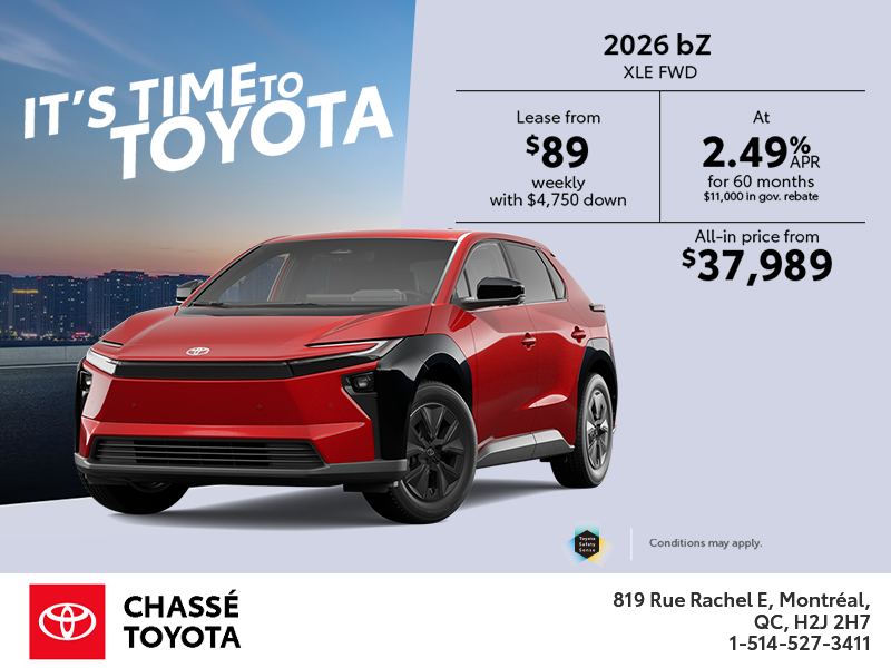 2026 Toyota bZ