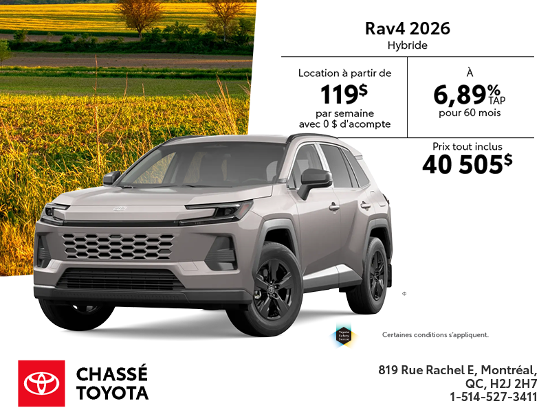 Toyota RAV4 Hybride 2026