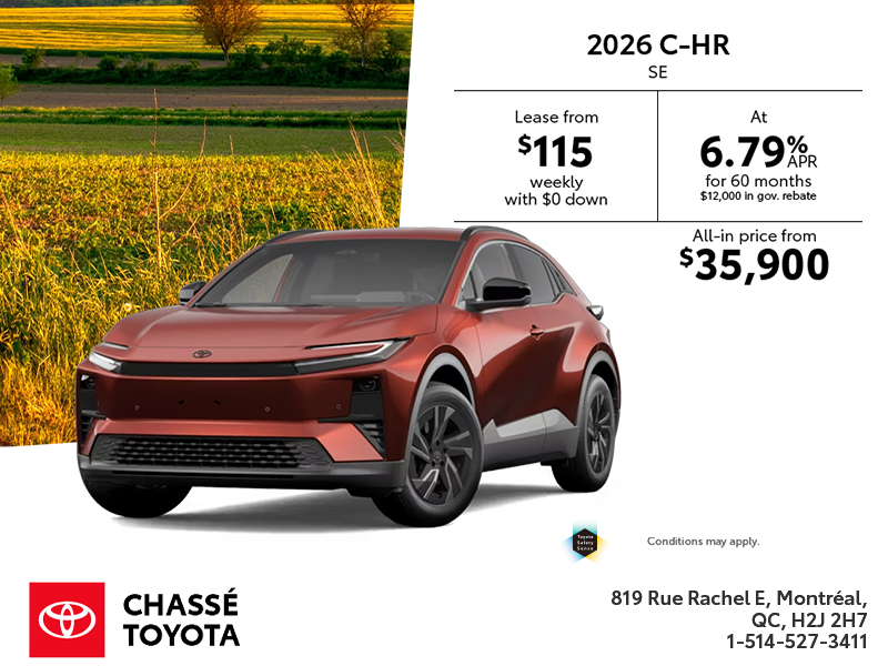 2026 Toyota C-HR