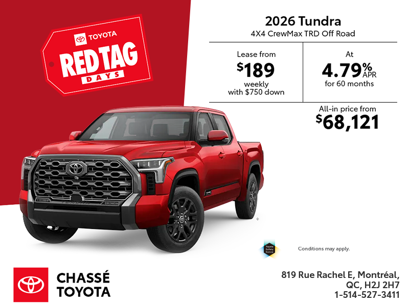 2026 Toyota Tundra