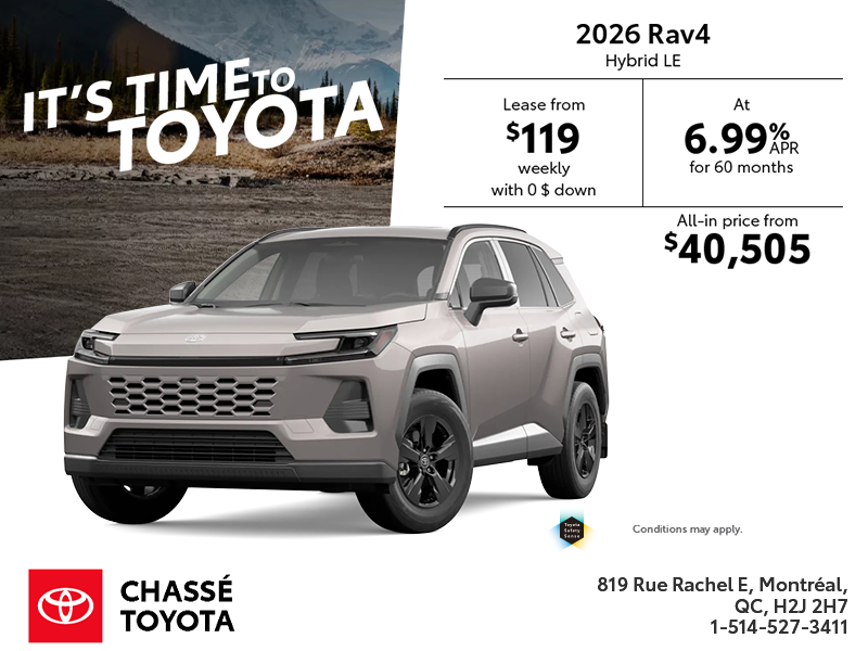2026 Toyota RAV4 Hybrid