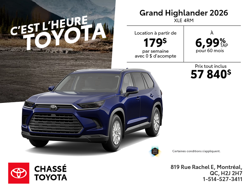 Toyota Grand Highlander 2026