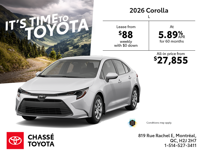 2026 Toyota Corolla