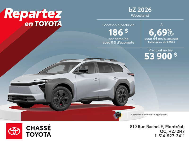 Toyota bZ 2026