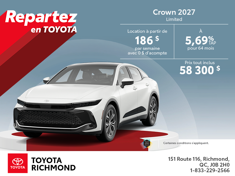 Toyota Crown Limited 2027