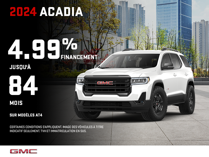 Le GMC Acadia 2024