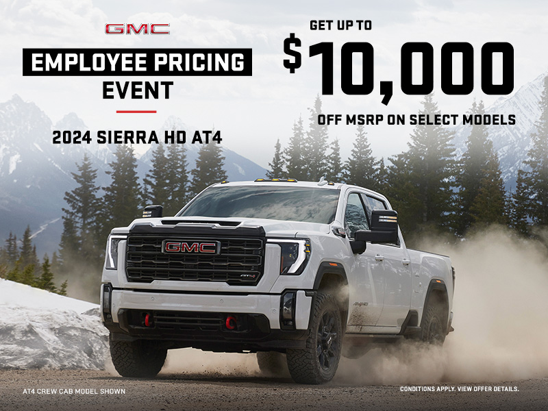 The 2024 GMC Sierra HD AT4